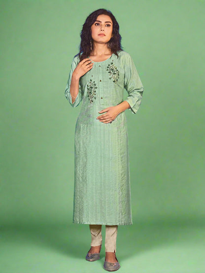 Pastel Green Kurti