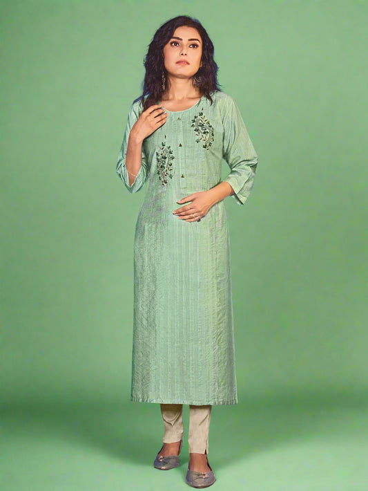 Pastel Green Kurti