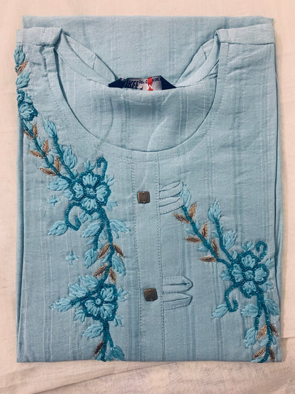 Pastel Blue kurti