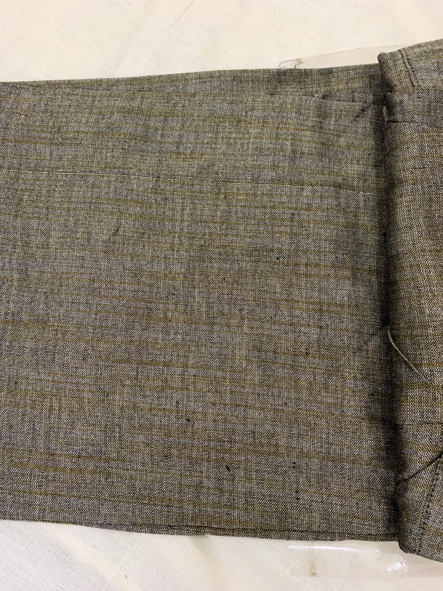 Dark olive green straight-cut kurta