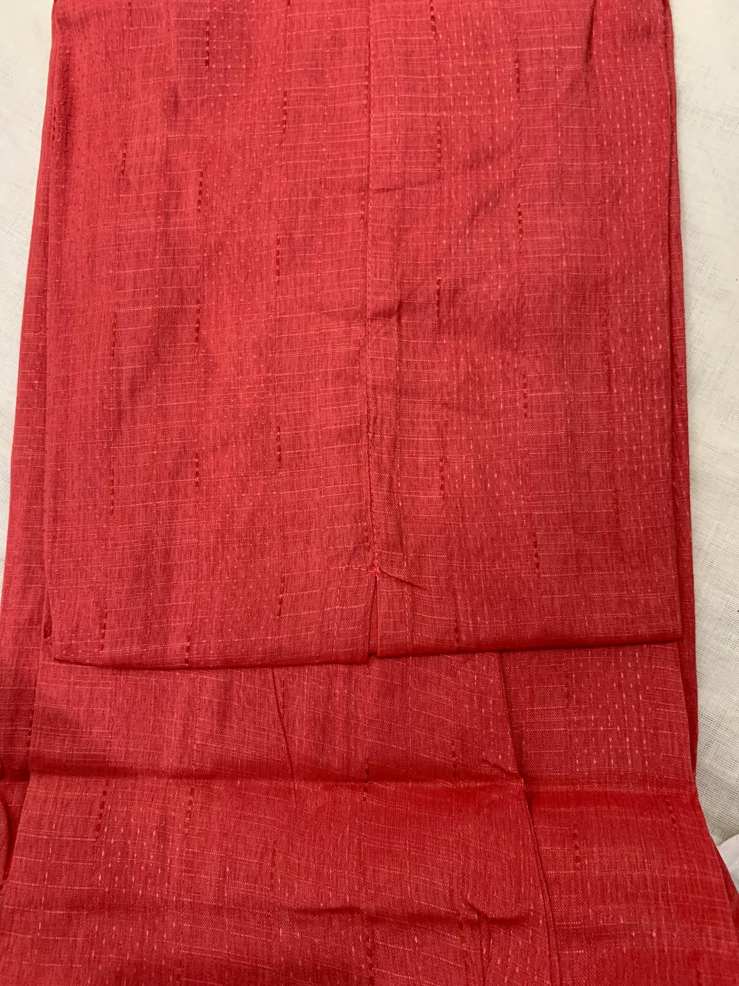 Peach A line straight cut kurti